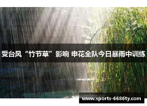 受台风“竹节草”影响 申花全队今日暴雨中训练